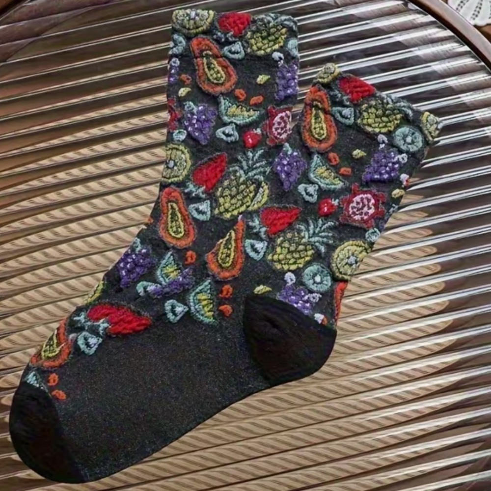 $5🔥 Fun Fruity Socks - Picture 5 of 9